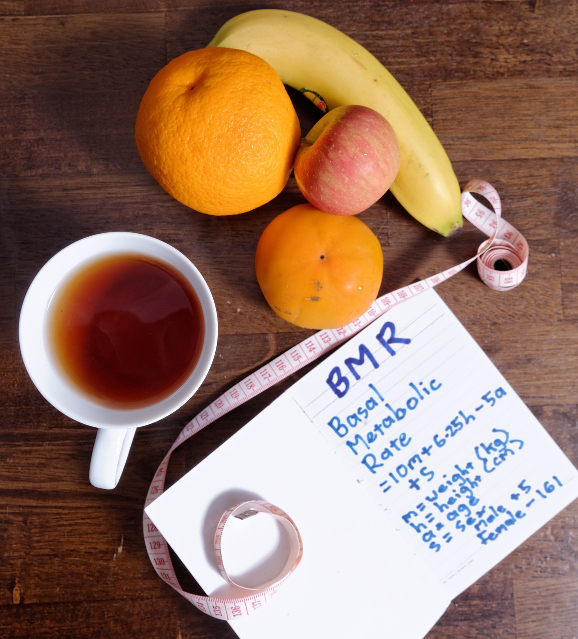 Healthy food and BMR notes